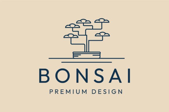 Bonsai Line Art Logo, Icon and Symbol: A Strategic Design Choice for Modern Businesses and Creative Projects