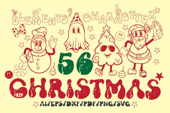 Christmas Element Character SVG Bundle – A Creative Solution for Holiday Projects