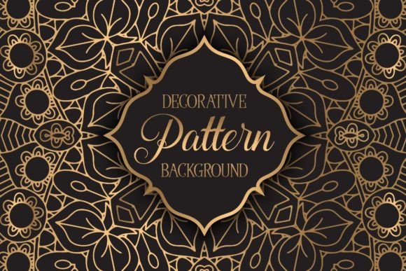 Elegant Gold Mandala Background: A Versatile Design Asset