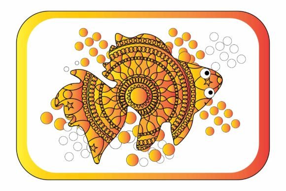 Fish Coloring Page 2 - KDP: A Creative Resource for Print Projects