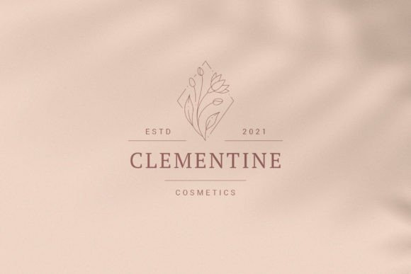 Floral Line Art Minimalist Logo: A Versatile Design for Modern Branding