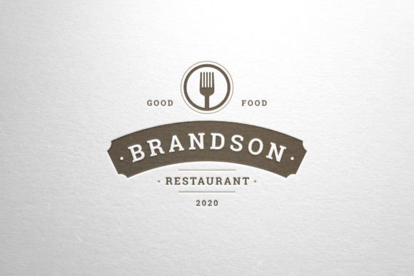 Fork Cutlery Catering Service Logo