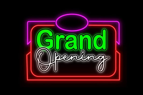 Grand Opening Lettering Neon Sign Font: A Practical Guide to Effortless, High-Impact Design