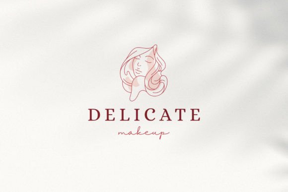 Line Art Woman Portrait Beauty Logo for Modern Branding
