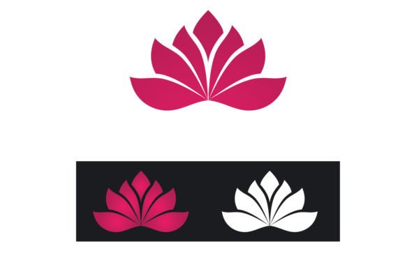 Lotus Flowers Design Logo Template Iconl: Elevating Brand Identity Through Symbolic Simplicity