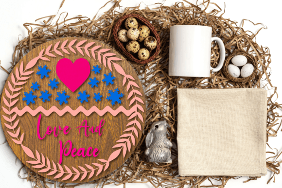 Love and Peace SVG Sign Wood Crafts