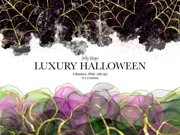 Luxury Halloween Borders Collection: Elegance and Creativity for Your Writing Projects