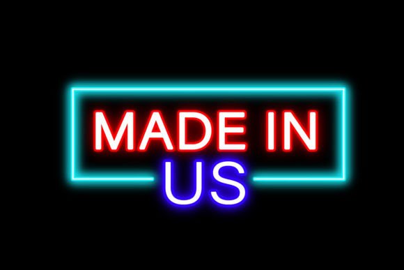 Made in Us Lettering Neon Sign Font: A Comprehensive Guide to Customizable Vector Design