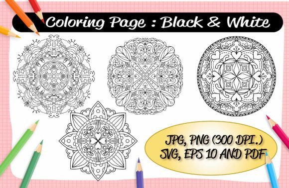 Mandala Art Coloring Page: A Creative Tool for Mindfulness and Design