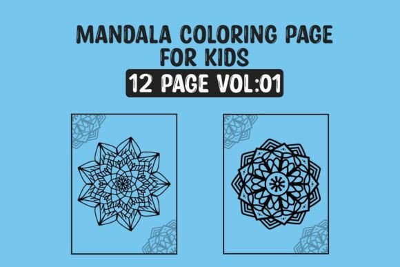 Mandala Coloring Page for Kids Vol 01 – A Creative Tool for Growth and Fun