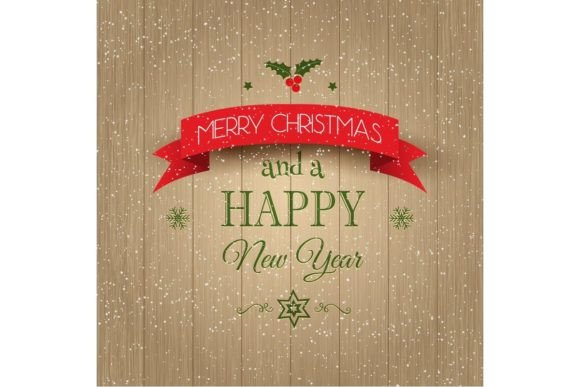 Merry Christmas Quote on Wood