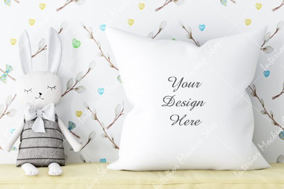 Pillow Mockup Kids - 201: A Versatile Tool for Showcasing Pillow Designs