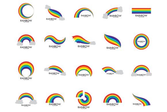 Rainbow Vector Icon Illustration: A Versatile Design Element for Modern Graphic Projects