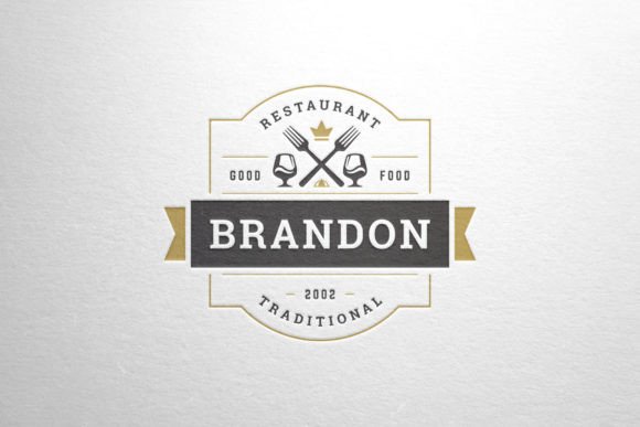 Restaurant Vintage Logo Template: A Timeless Design for Culinary Elegance