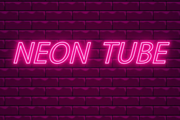 Revitalizing Visual Identity: The Strategic Value of Hot Pink Neon Tube Vector Templates