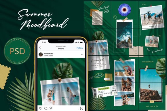 Summer Moodboard Instagram Puzzle: A Smart Way to Boost Your Visual Branding