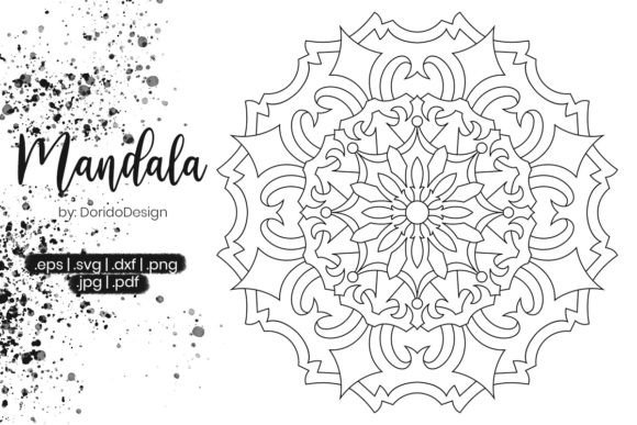 Unlocking Creativity with Mandala Coloring Book Vol.065: A Versatile Digital Design Resource