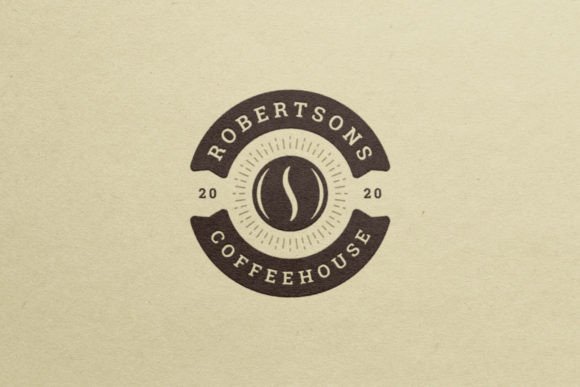 Vintage Coffee Bean Logo Design: A Retro Touch for Modern Businesses
