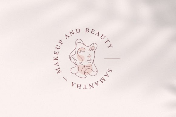 Woman Line Art Portrait Round Logo – A Strategic Tool for Branding and Business Identity